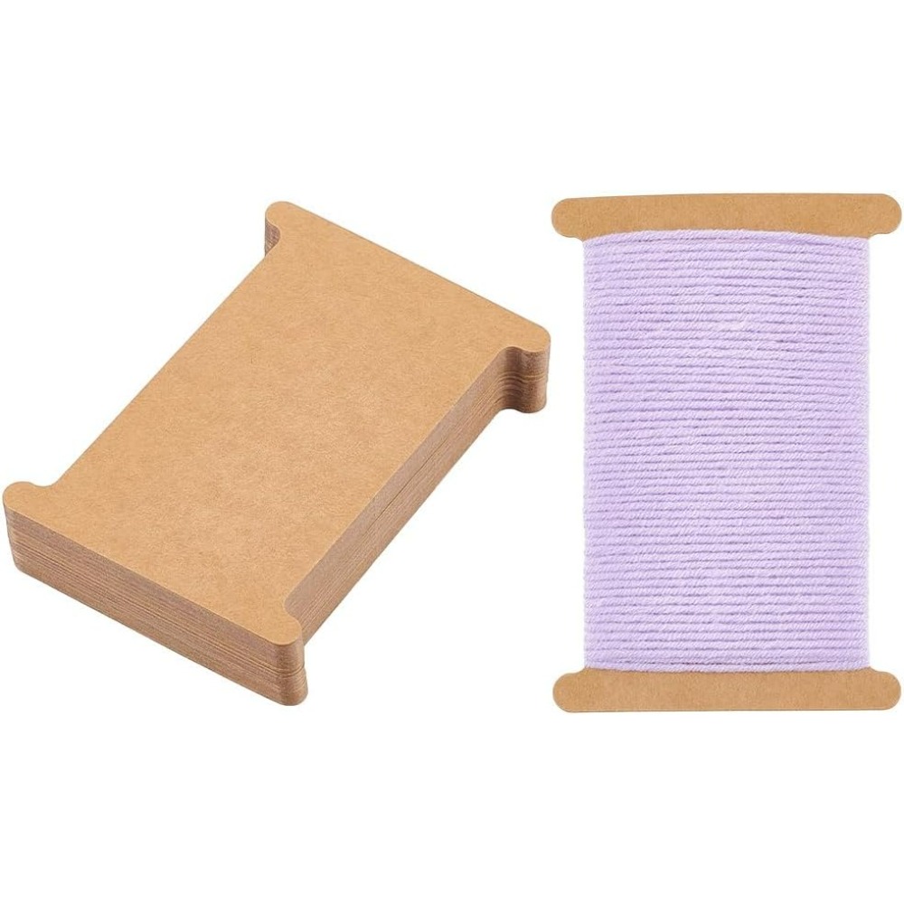 Organza Ribbon Spool - 50 Buah Pengatur Penyimpanan Pita Kardus