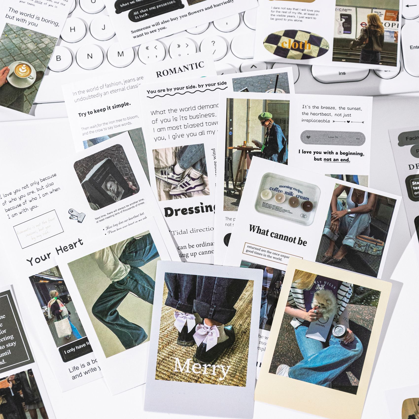 4 jenis 20 buah seri Liburan b - Embellishments For Scrapbooking ulasan dan harga