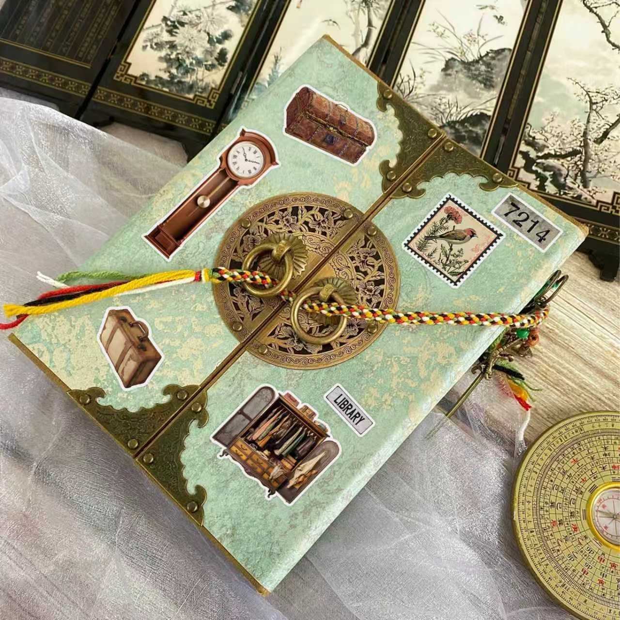 Buku Stiker Vintage Trinkets,  - Embellishments For Scrapbooking ulasan dan harga