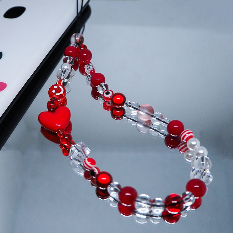 Gantungan kunci ponsel Y2k, me - Pearl Trim Chain ulasan dan harga