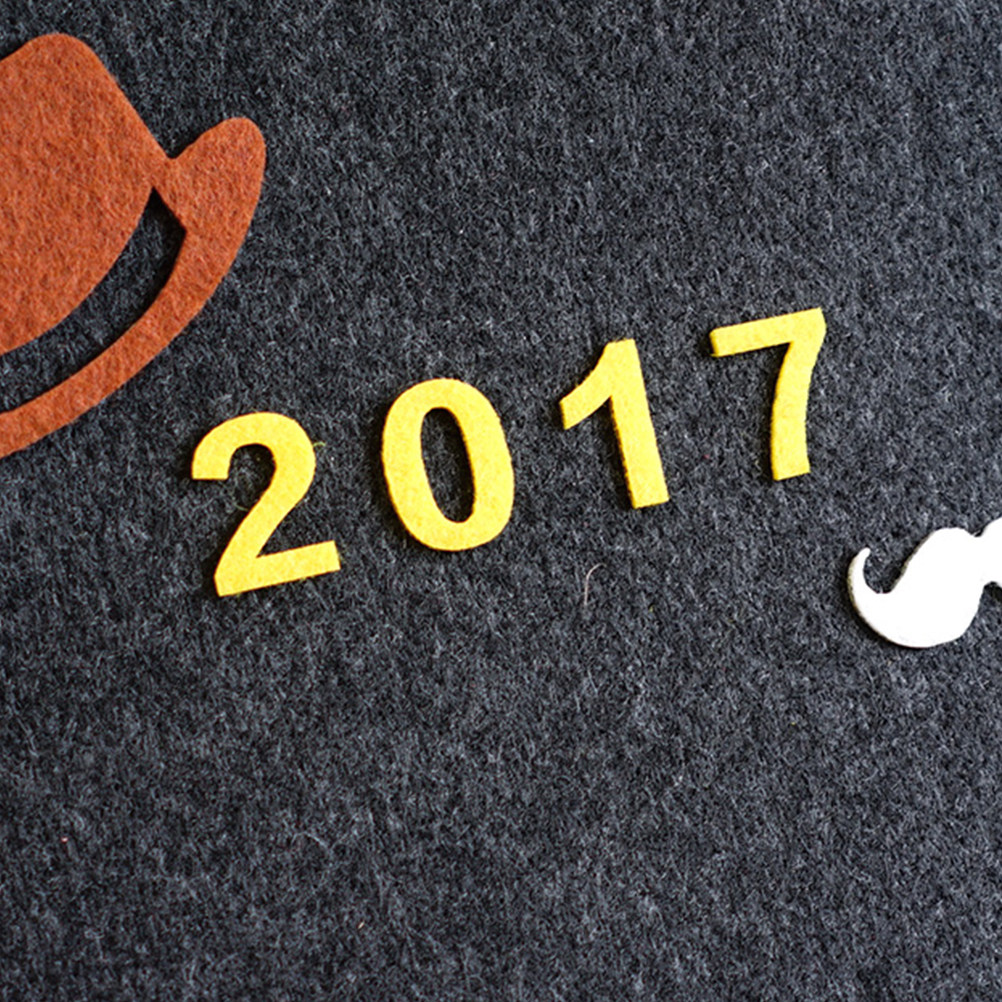 5 Set Hiasan Huruf dan Angka d - Embellishment Glue Craft ulasan dan harga