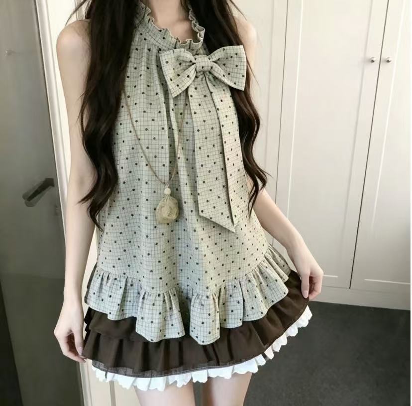 Setelan 2 potong Sweeti bergay - Elastic Lace Trim ulasan dan harga